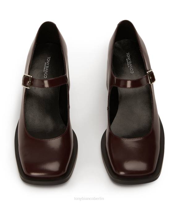 Slipper mit Absatz| de Tony Bianco Frauen Loure Freizeitschuhe Vino Hallo Glanz 4624355